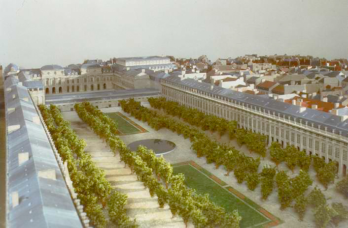 Maquette de l'Exposition Universelle de Séville 1992 - Quartiers anciens - Ville de Paris au 18ème et 19ème siècle