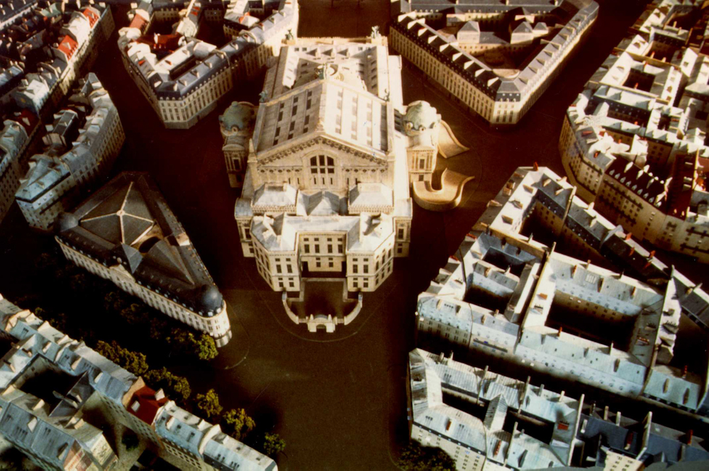 Maquette de l'Exposition Universelle de Séville 1992 - Quartiers anciens - Ville de Paris au 18ème et 19ème siècle