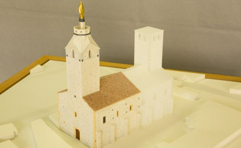 Maquette historique de l'ancienne église de Chazay d'Azergues