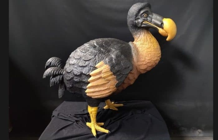 Sculpture d'un Dodo, oiseau disparu - Parc des oise
