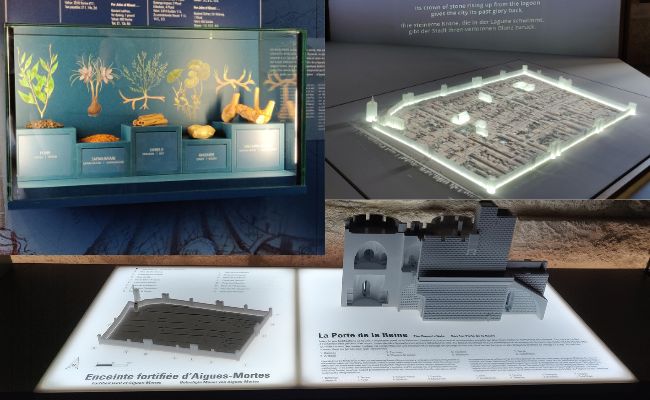 maquettes et fac-similés pour le nouvel espace de médiation des tours et remparts d'Aigues-Mortes : le Logis du Gouverneur