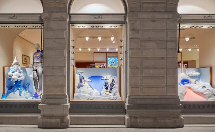 Vitrine Hermès Lyon - Théo Massoulier - Ducaroy Grange