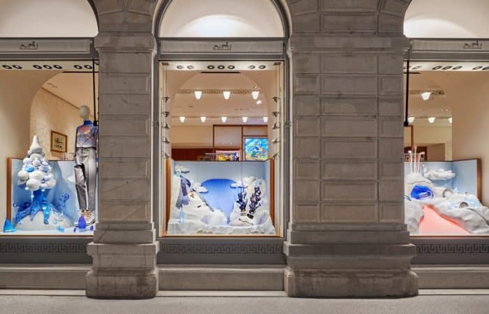 Vitrine Hermès Lyon - Théo Massoulier - Ducaroy Grange