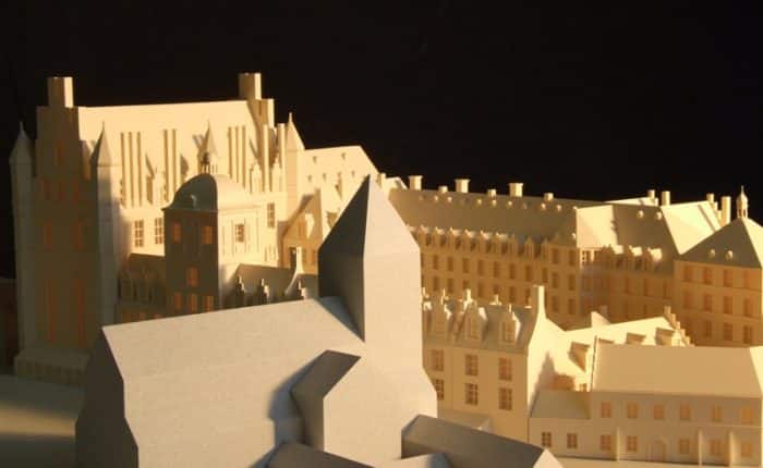 Maquette de reconstitution du Palais du Coudenberg