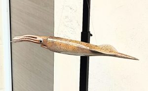 Sculpture de bélémnite