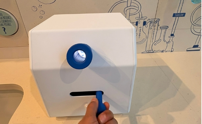 Manipe pédagogique : visionneuse pour comprendre le traitement de l'eau